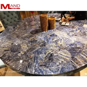 Naturale della pietra preziosa ametista grande lastre/pietra preziosa table tops