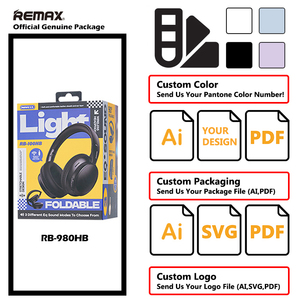 Remax Tai Nghe Không Dây Trọng Lượng Nhẹ <span class=keywords><strong>Bluetooth</strong></span> 5.4 Có Thể Gập Lại Thiết Kế Thể Thao Tai Nghe Không Dây Over Ear Tai Nghe <span class=keywords><strong>Bluetooth</strong></span> - Product Image 2