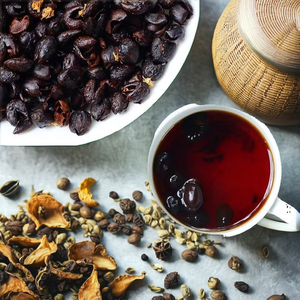 เปลือกกาแฟออร์แกนิคคุณภาพสูงแบบขายส่ง ชาคาสคาร่า ชาแบบใบหลวม - Product Image 2