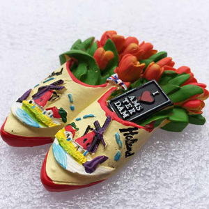Aimant de réfrigérateur 3D personnalisé en résine UV, impression ou peinture à la main, souvenir néerlandais, maison de tulipe, boutique d'halloween, aimants pays-bas - Product Image 6