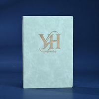 Coffret Cadeau Personnalisé avec Logo – Carnet A5 en Similicuir Écologique Gravable au Laser, Journal Vierge Style Affaires, Cadeau de Bienvenue