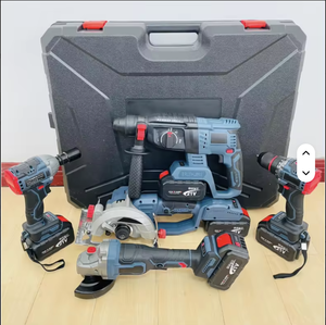 ชุดเครื่องมือไฟฟ้า<span class=keywords><strong>ไร้</strong></span><span class=keywords><strong>สาย</strong></span> 5-in-1 แบบไร้แปรงถ่าน แบตเตอรี่ลิเธียม OEM พร้อมอุปกรณ์จ่ายไฟ - Product Image 3