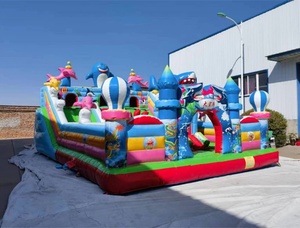 Grande aire de jeux gonflable pour <span class=keywords><strong>parc</strong></span> d'attractions et utilisation en extérieur - Product Image 2