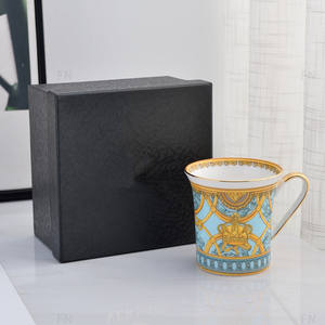 Bone China Ceramic <b>Mug</b> for Office Use Customized Color Logo High-end Tea Milk Cup 200-300ml Capacity Eco-Friendly Business <b>Gift</b> - Product Image 5