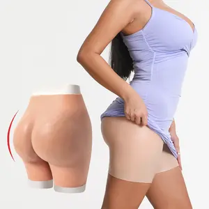Silicone panties Soft Silicone Padded Push Up Panty Body Shaper 1 inch Hip Enhancer Butt Lifter Buttock Hips Enhancer pants