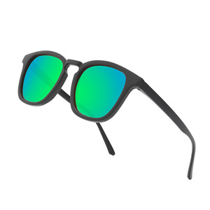 Lunettes de soleil sport polarisées rondes, monture intégrale, unisexe, pour adultes, protection UV 100%, emballage personnalisé - Product Image 3