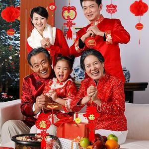 JUNEBRUSHS 43 pièces de nœuds chinois rouges suspendus pour le Nouvel An chinois, le Festival du Printemps, le Nouvel An lunaire - Antibactérien Non - Product Image 6