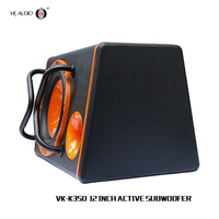 Subwoofer de voiture 12 pouces personnalisé en usine, enceinte active en bois, bobine simple, 12V DC, 4 ohms, 300W RMS, haut-parleur de voiture