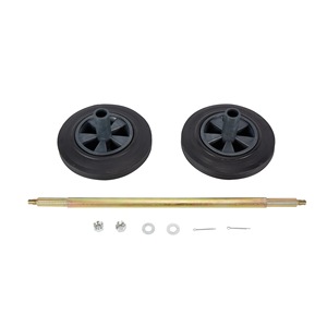 Rueda de Goma Sólida para Contenedor de Basura de 120-240L, Eje Pasante, Accesorio Universal, Repuesto para Contenedor de Saneamiento - Product Image 4