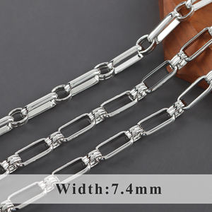 C225 1 m/lotto di gioielli in metallo rodiato rame e rame fai da te che fanno risultati per bracciali collane per feste di matrimoni - Product Image 6