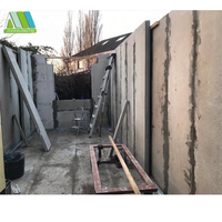 Tablero de panel de pared exterior de hormigón de espuma prefundida ligera Construcción de edificios de metal aislante acústico impermeable