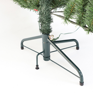 Árbol <span class=keywords><strong>de</strong></span> Navidad <span class=keywords><strong>de</strong></span> esquina <span class=keywords><strong>de</strong></span> media escala Longstar 2025, árbol mixto <span class=keywords><strong>de</strong></span> PVC PE con soporte <span class=keywords><strong>de</strong></span> árbol estable y decoración <span class=keywords><strong>de</strong></span> luces LED - Product Image 6
