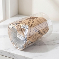 Moules à gâteau jetables en papier sulfurisé en forme de tulipe, résistants à la chaleur, écologiques, imprimés avec logo personnalisé, vente en gros