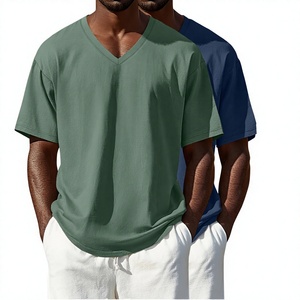 Fabricantes de Camisetas de Manga Corta para Hombre, Tallas Grandes, Estampadas, Tejidas, de Secado Rápido, Transpirables, con Hombros Caídos, Corte Holgado, Personalizadas al por Mayor - Product Image 4