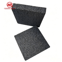 Bloc d'isolation en verre cellulaire moderne noir de 150 mm, anti-corrosion, pour la construction de pipelines souterrains