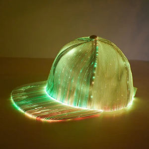 Meilleures ventes Casquette de baseball à fibres optiques lumineuse à LED phosphorescente dans le noir pour fête - Product Image 2