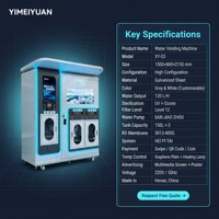 Máquina Expendedora de Agua de Alto Flujo con Purificador RO de 800 GPD, Estación de Recarga para Almacenes y Parques Logísticos XY-03
