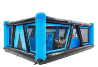 IPS Jeux Interactifs Gel Ball Arena Obstacle Gonflable Zone De Combat Défi Gel Blaster Bunker Dodgeball Arena