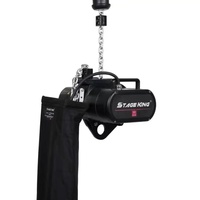 Treuil de scène électrique 199 kg G100 à chaîne en alliage d'aluminium, nouveau modèle D8 Plus, pour hôtels et divertissements, treuil motorisé pour treillis