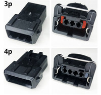 Connecteur étanche pour capteur de gaz 2P 3P 4P avec faisceau de câblage de 15 cm pour injecteur de carburant automobile