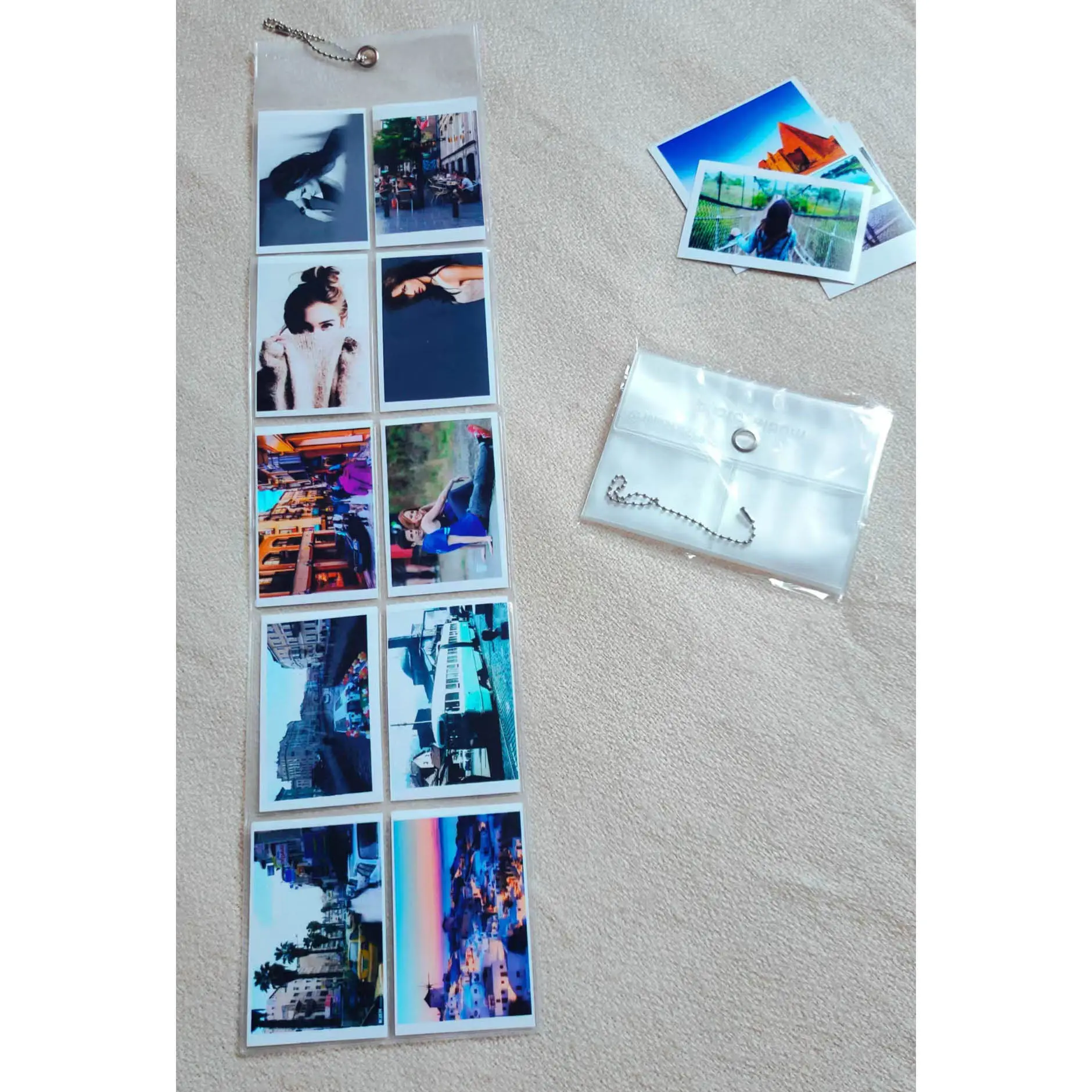 Подвесной фотоальбом из ПВХ 3 дюйма для Fujifilm Instax Mini, 10 фотографий