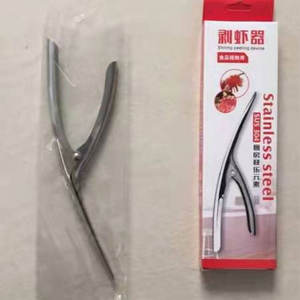<span class=keywords><strong>Pince</strong></span> à éplucher les crevettes intelligente haut de gamme équipement cuisine acier inoxydable <span class=keywords><strong>pince</strong></span> à fruits de mer outil facile éplucheurs - Product Image 3