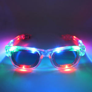 LED lampeggiante <span class=keywords><strong>occhiali</strong></span> trasparenti per la laurea di natale ringraziamento & <span class=keywords><strong>san</strong></span> <span class=keywords><strong>valentino</strong></span> confezionato in borsa - Product Image 2