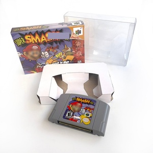กล่องเกมส์คุณภาพสูง Usa Super Smash Bros สำหรับเครื่อง 64 บิต กล่องกระดาษแข็งหนาพร้อมถาดใส่ตลับเกมส์ สำหรับเปลี่ยนกล่องตลับเกมส์ N64 - Product Image 1
