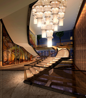 George Group One-Stop Building Material Service Interior 3D Design para Hotel Lobby Villa Workshop Sótano Hall Aplicaciones
