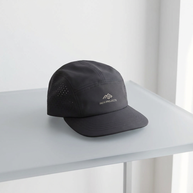 Blank Custom Logo Waterproof Nylon Canvas Running Golf Baseball Cap Men Travel Performance Sport Laser Cut Hole Perforated
