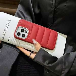 Nouvelle vente en gros pour Iphone couverture <span class=keywords><strong>de</strong></span> téléphone portable matelassé doudoune <span class=keywords><strong>coque</strong></span> <span class=keywords><strong>de</strong></span> téléphone souple - Product Image 6