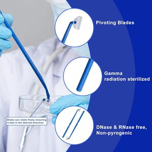 IKEME Grattoir cellulaire stérile à lame rotative libre pour plaques Petri, flacons à col étroit et plaques multi-puits, pour la récolte cellulaire en <span class=keywords><strong>laboratoire</strong></span> - Product Image 3