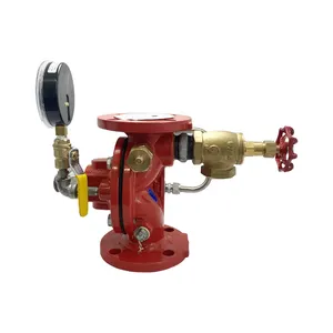 Válvulas de ferro dúctil Tubulações de combate a incêndio Sistema de proteção contra incêndio listado em UL Sistema de aspersão de incêndio Válvulas de dilúvio