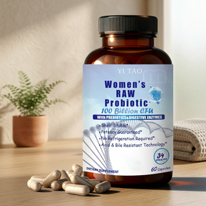 Probiotique Naturel de Haute Qualité 1000 Milliards pour Femmes – Favorise la Santé Intestinale – 60 Capsules Probiotiques - Product Image 1