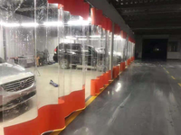 Bâche de protection en PVC personnalisée Vectus, imperméable, avec œillets, pour lavage de voitures, entrepôt industriel, couleur personnalisée, enduite