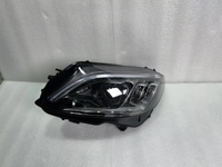 Phares de haute qualité adaptés à la Mercedes Benz Classe C W205, phares LED géométriques 2018-2020, phares LED Benz W205