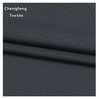 N1018 #   Tela Jacquard Elástica en Cuatro Direcciones de Nailon, Transpirable, con Orificios de Malla, Tejido de Punto por Urdimbre para la Confección de Camisetas Polo de Negocios y Pantalones Deportivos para Hombre