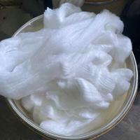 Polyester Tops Tow Fiber 2.5dx88mm 3dx88mm Semi-Dull Raw White Virgin Wool Yarn Spinning for Filling Material Concrete 3D