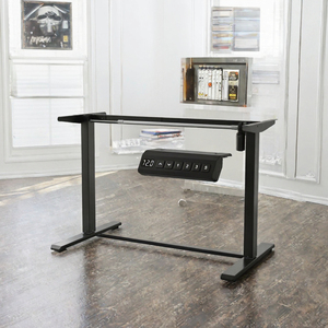 <b>Adjustable</b> <b>Height</b> <b>Desk</b> Single or Double Motors Convertible -Minimalist Metal Office Furniture for Commercial Use - Product Image 3