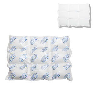 Besar 9-sel dingin Gel pak berbasis air Freezer terisolasi untuk pengiriman makanan dapat digunakan kembali rendam Pad - Product Image 3