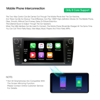 Autoradio multimédia vidéo GPS Android 11 8'' pour BMW Série 3 E90 E91 E92 E93 2005 - 2013