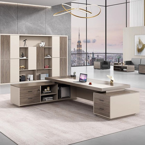 Mobilier de <span class=keywords><strong>bureau</strong></span> <span class=keywords><strong>bureau</strong></span> de chef <span class=keywords><strong>2m</strong></span> gestionnaire de panneaux de particules table de <span class=keywords><strong>bureau</strong></span> exécutive table en forme de L pour le <span class=keywords><strong>bureau</strong></span> - Product Image 4