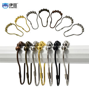 Ewang Factory Rustproof Waterproof Stainless Steel <b>Bathroom</b> Curtain Hook - Product Image 4