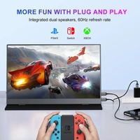 Moniteur portable IPS 25K 133 2560x1440 16:10 avec haut-parleur intégré, écran externe Type-C pour Switch, PS, téléphone