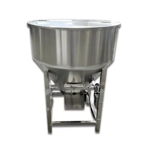 Piccolo animale di plastica pellet secco e umido mixer di alimentazione 30kg elettrico in acciaio inox grano di alimentazione animale in casa mixer