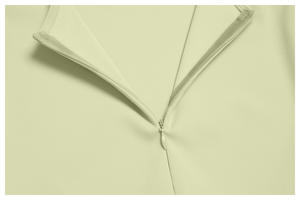 Robe de sport pour femmes de haute qualité avec fermeture éclair, séchage rapide, haute élasticité, pour la course à pied, le golf, le tennis, avec short intégré - Product Image 2