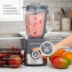 Licuadora Grunkel de 1000W con Jarra de 1.5L y 6 Cuchillas, Función Chef Mix para Smoothies y Jugos - Product Image 4