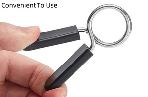 Colliers d'haltères à ressort en acier <span class=keywords><strong>de</strong></span> 1 pouce et 2 pouces pour équipement <span class=keywords><strong>de</strong></span> <span class=keywords><strong>musculation</strong></span> - Product Image 3