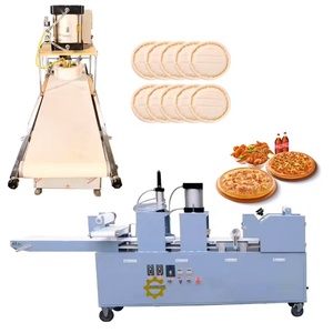 Máquina Automática <span class=keywords><strong>para</strong></span> <span class=keywords><strong>Hacer</strong></span> y Cortar Masa de Pizza con Motor <span class=keywords><strong>para</strong></span> <span class=keywords><strong>Pan</strong></span> de <span class=keywords><strong>Levadura</strong></span>, <span class=keywords><strong>Pan</strong></span> Árabe, Tortilla, Chapati, Naan y Otros Productos de Panadería - Product Image 4