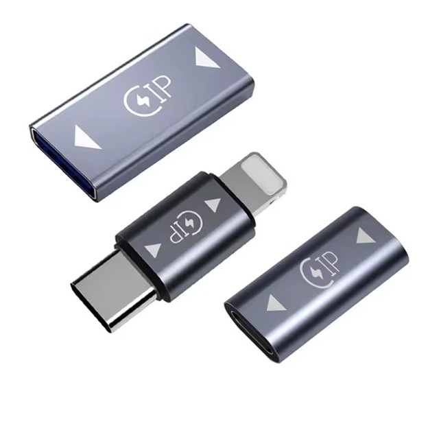 Type C To Lightning Adapter ios Female To USB C Male Fast Charging Adaptador For iPhone 14PM/15 Pro max Laptop Converter OTG